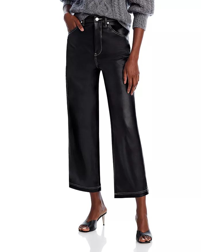 Faux Leather Cropped Pants | Bloomingdale's (US)