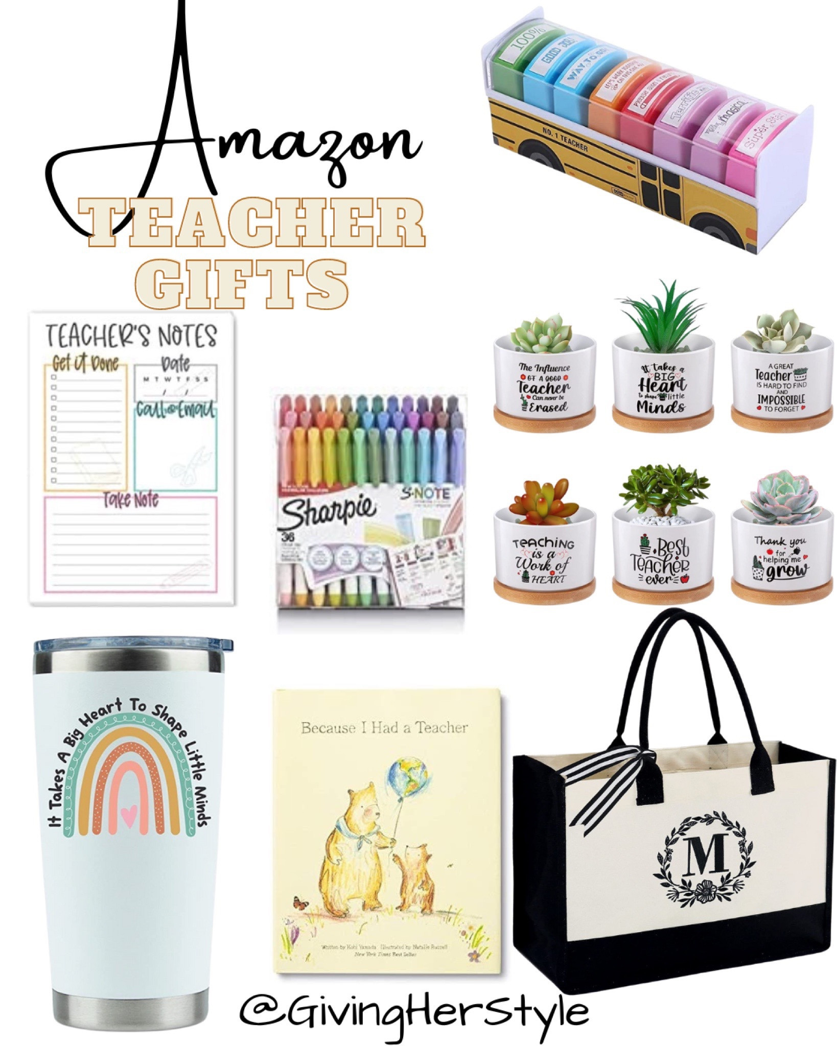 Teacher Gifts
Teacher gifts from Amazon 
| teacher | teacher gifts | teacher finds | teacher appreciation | amazon | amazon finds | amazon prime | gift guide | #LTKGiftGuide

#LTKunder50 #LTKunder100 #LTKGiftGuide