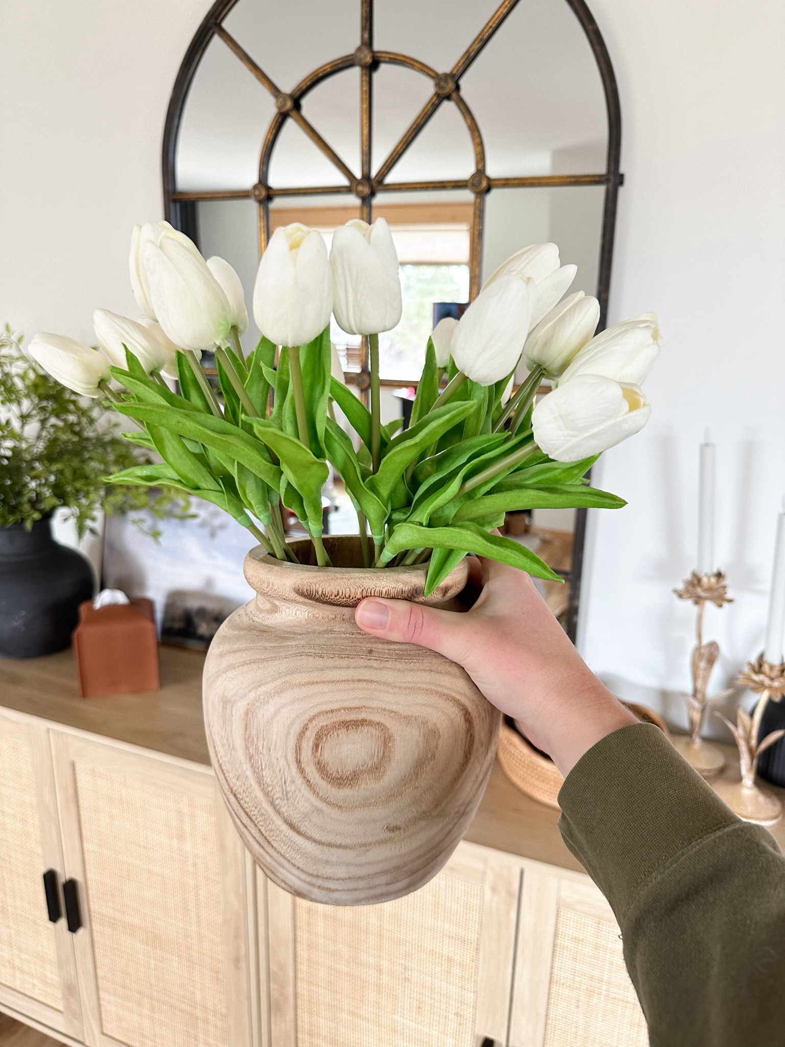 This wood vase from Walmart is back in stock and oh my gosh I love it! It’s a medium size vase, great quality!

#LTKhome #LTKSeasonal