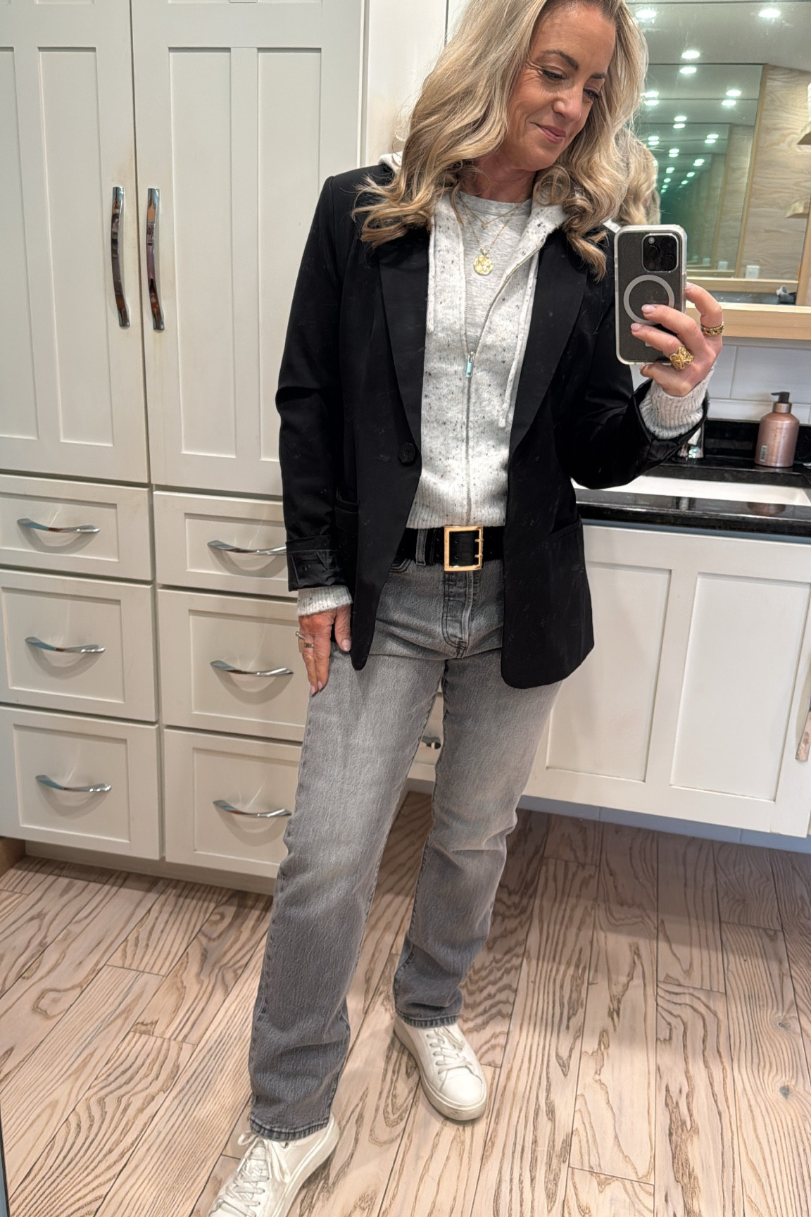 Teaching OODT, gray jeans outfit

#LTKWorkwear