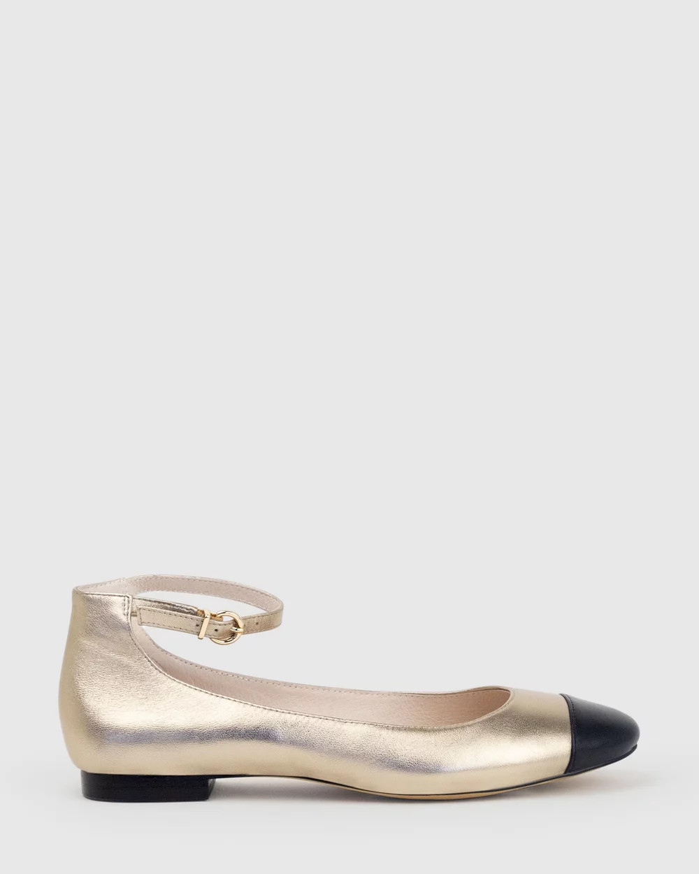 FONDA Cap Toe Ballet with Ankle Strap | THE ICONIC (AU & NZ)