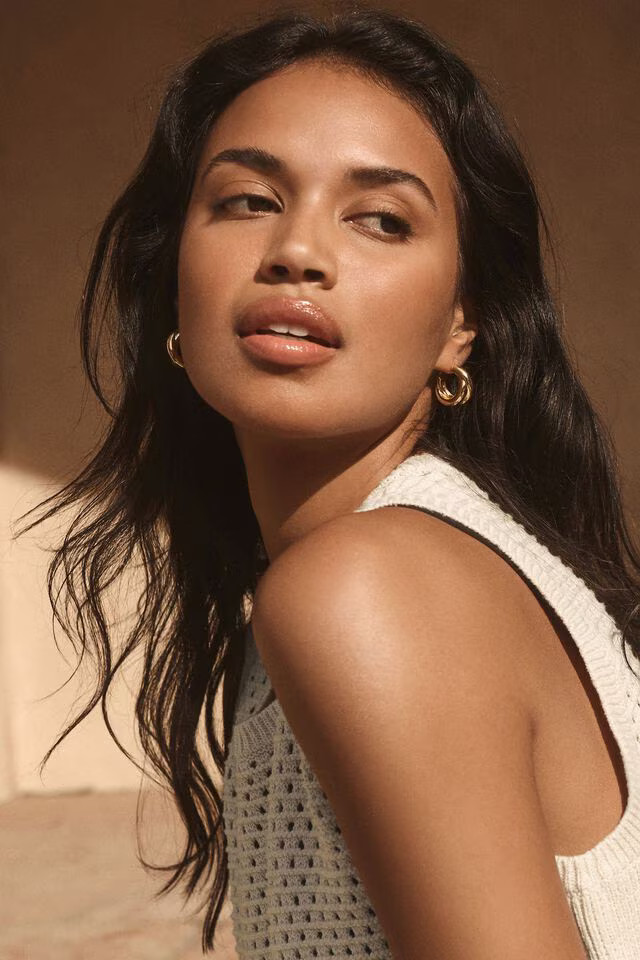 Double Chubby Huggie Hoop Earrings | Dynamite Clothing