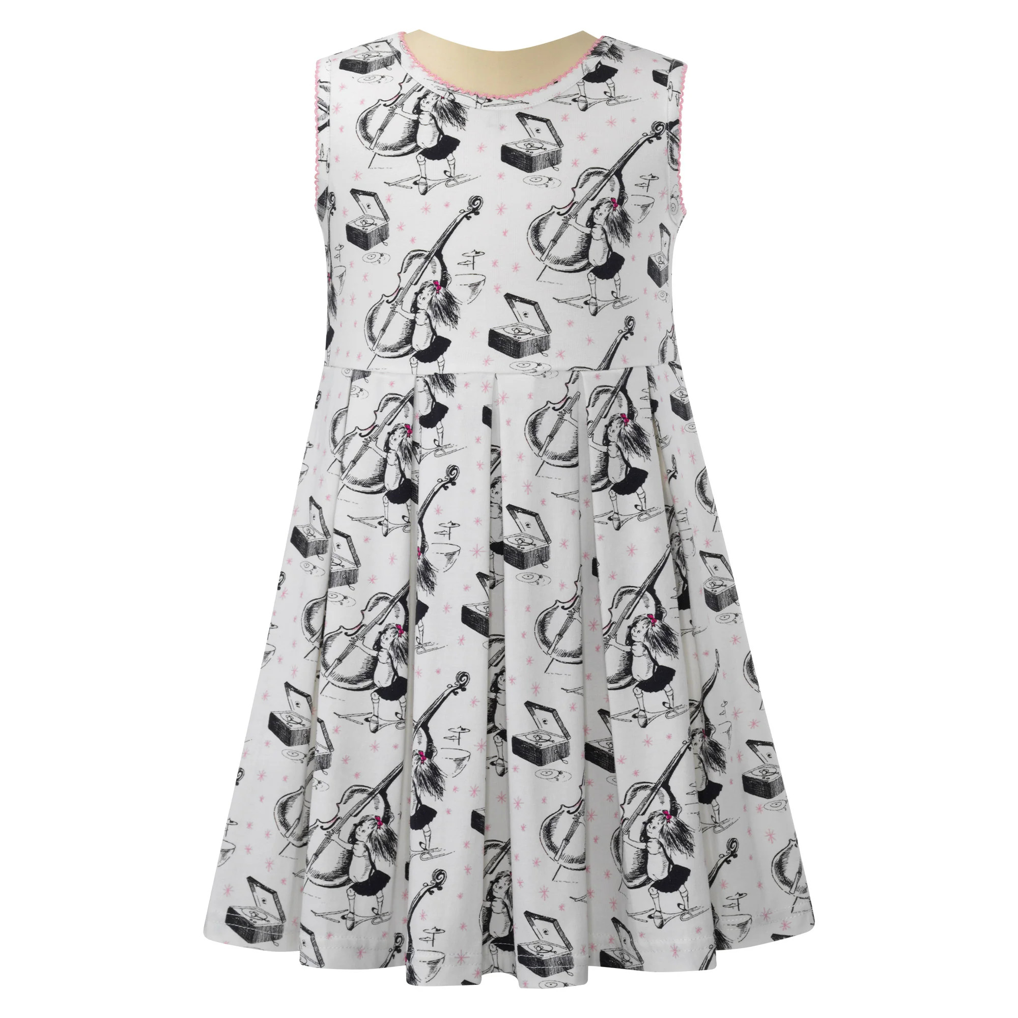 Eloise Music Jersey Dress | Rachel Riley