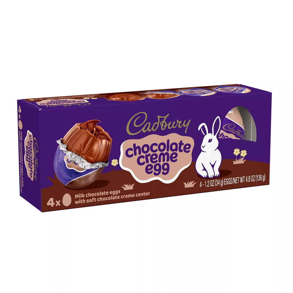 Cadbury Milk Chocolate Crème Egg Easter Candy - 4ct/4.8oz | Target