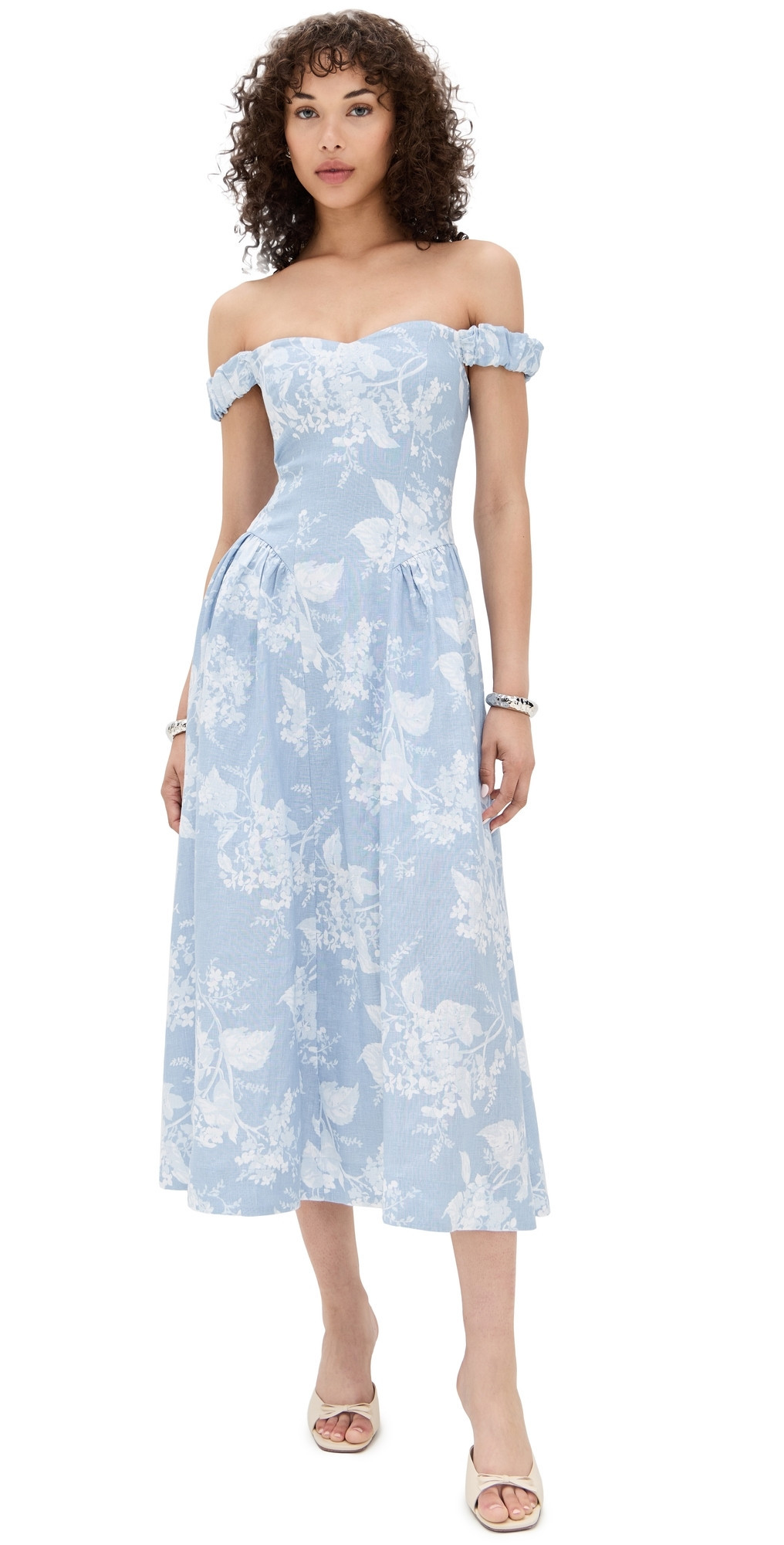 Reformation Monet Linen Dress Angelic 10 | Shopbop