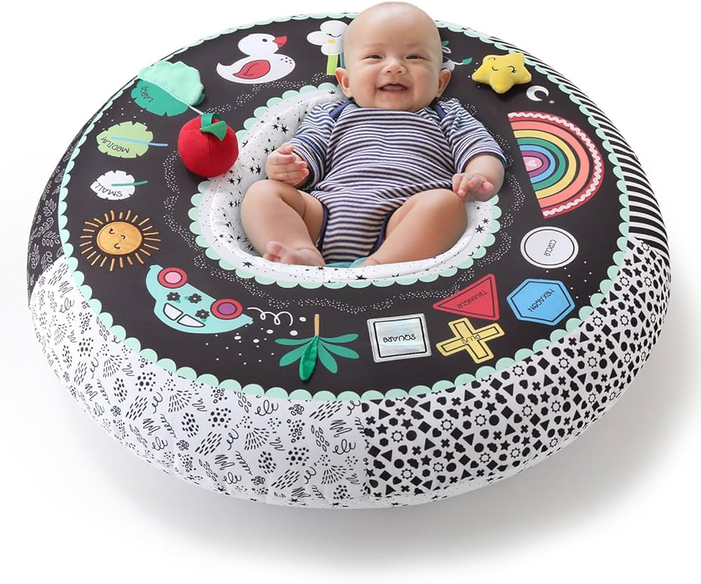 The Peanutshell Baby Boy or Girl Play Ring - Inflatable Seat, Sitting Support Chair, Unisex Activ... | Amazon (US)