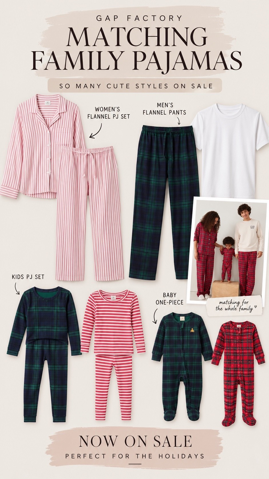 Gap Holiday Matching Family Pajamas! 🌲🎅🏽