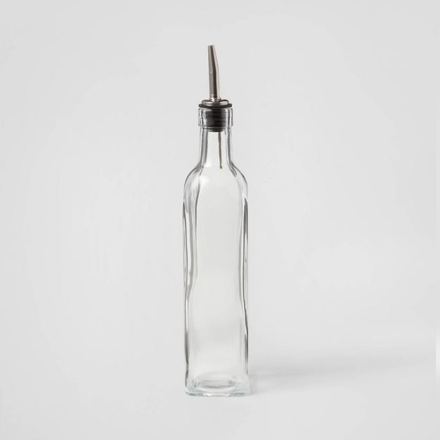 Glass Oil Pour Bottle Clear - Made By Design™ | Target