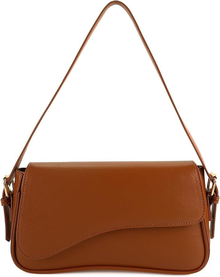 Barabum Shoulder Bag for Women,Y2K Trendy Purse Vegan Leather Hobo Handbags,Clutch Saddle Bag wit... | Amazon (US)