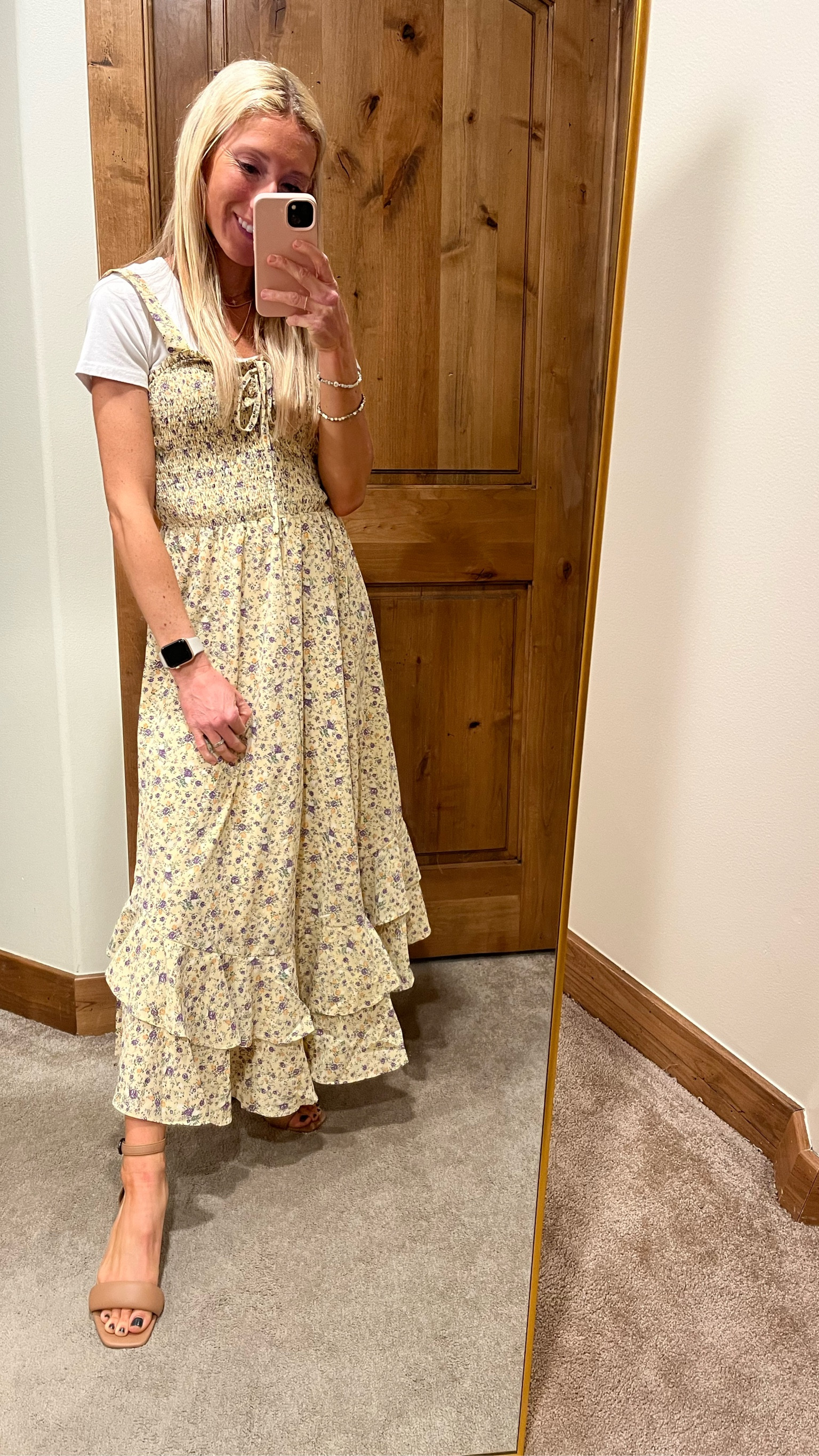 Prettiest dress for spring (swim cover up, church, brunch, baby shower)
Wearing size small
Price after discount: $29.89
Promo code: 15Q5CALS

#LTKfindsunder50 #LTKsalealert #LTKstyletip