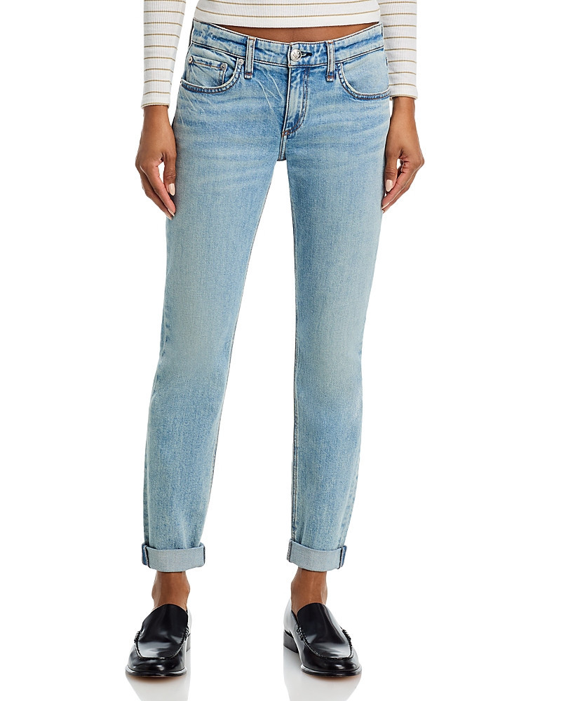 rag & bone Dre Low Rise Slim Jeans in Daphne | Bloomingdale's (US)