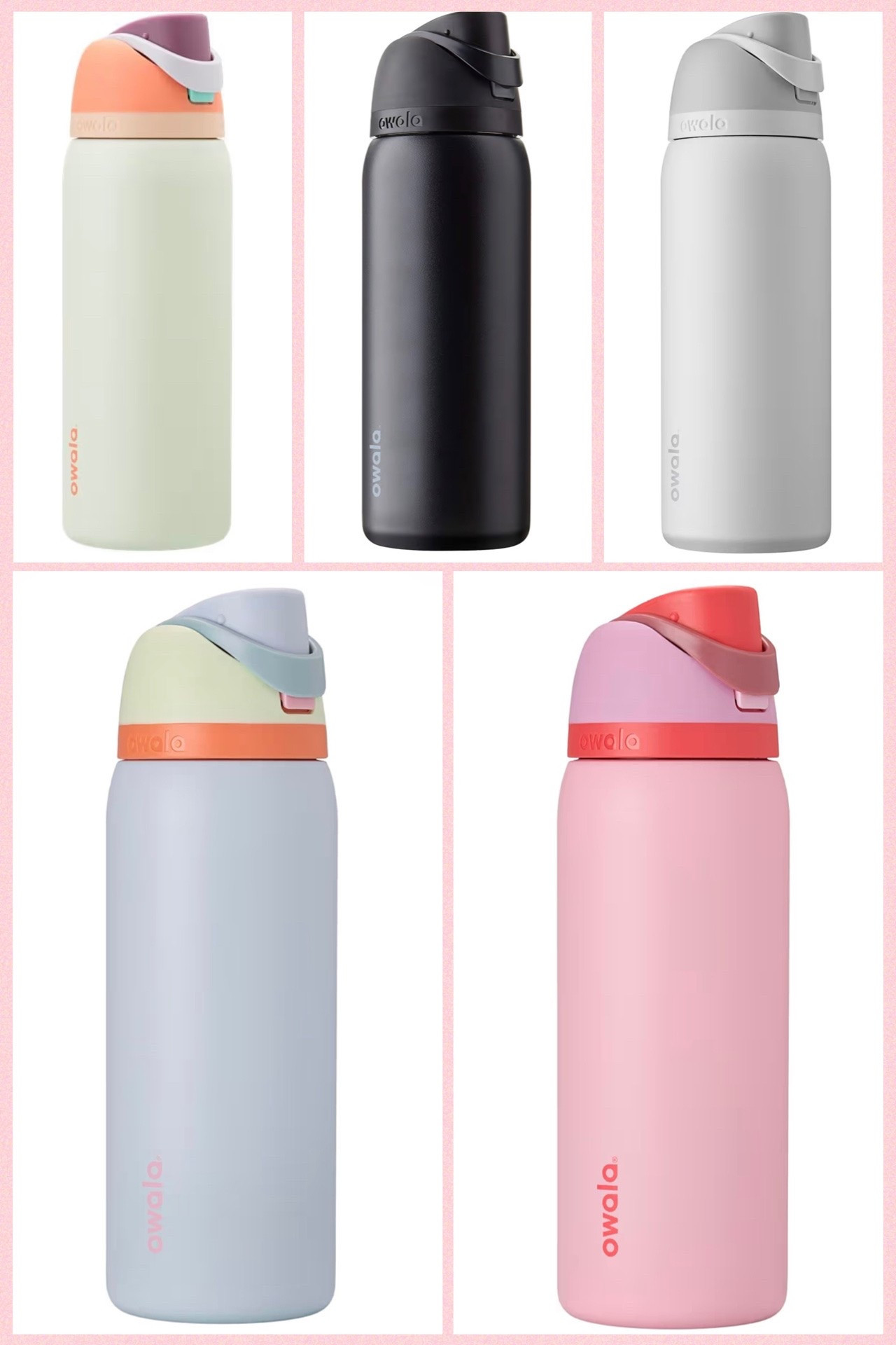Happy Friday! Flash Amazon Owala Sale today on the colors pictured! Excellent time to grab this fan favorite water bottle if you’re in the market for any - most of these colors have markdowns on multiple sizes. 💦

#LTKSaleAlert #LTKActive #LTKselfcare