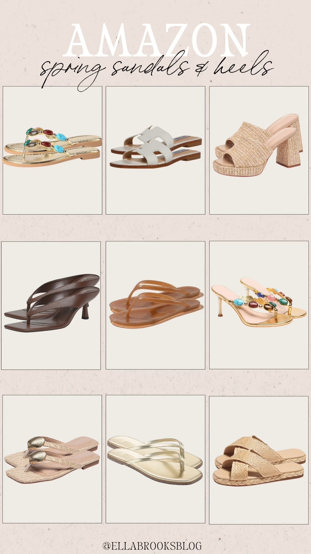 Amazon spring sandals & heels!

Amazon style, spring style, vacation style, resort wear, jelly sandals, summer shoes

#LTKSeasonal #LTKTravel