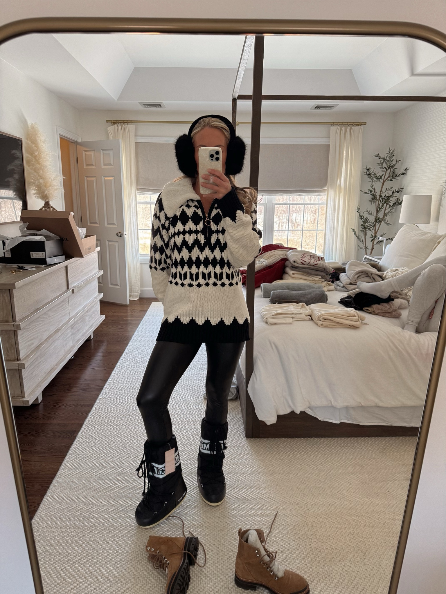 Ski trip fits ⛷️❄️ 

Show me your mumu sweater, ski trip, Colorado trip, Colorado vacation, spring break trip, skiiing, snow trip, spanx leggings, moon boots 


#LTKTravel #LTKStyleTip #LTKActive
