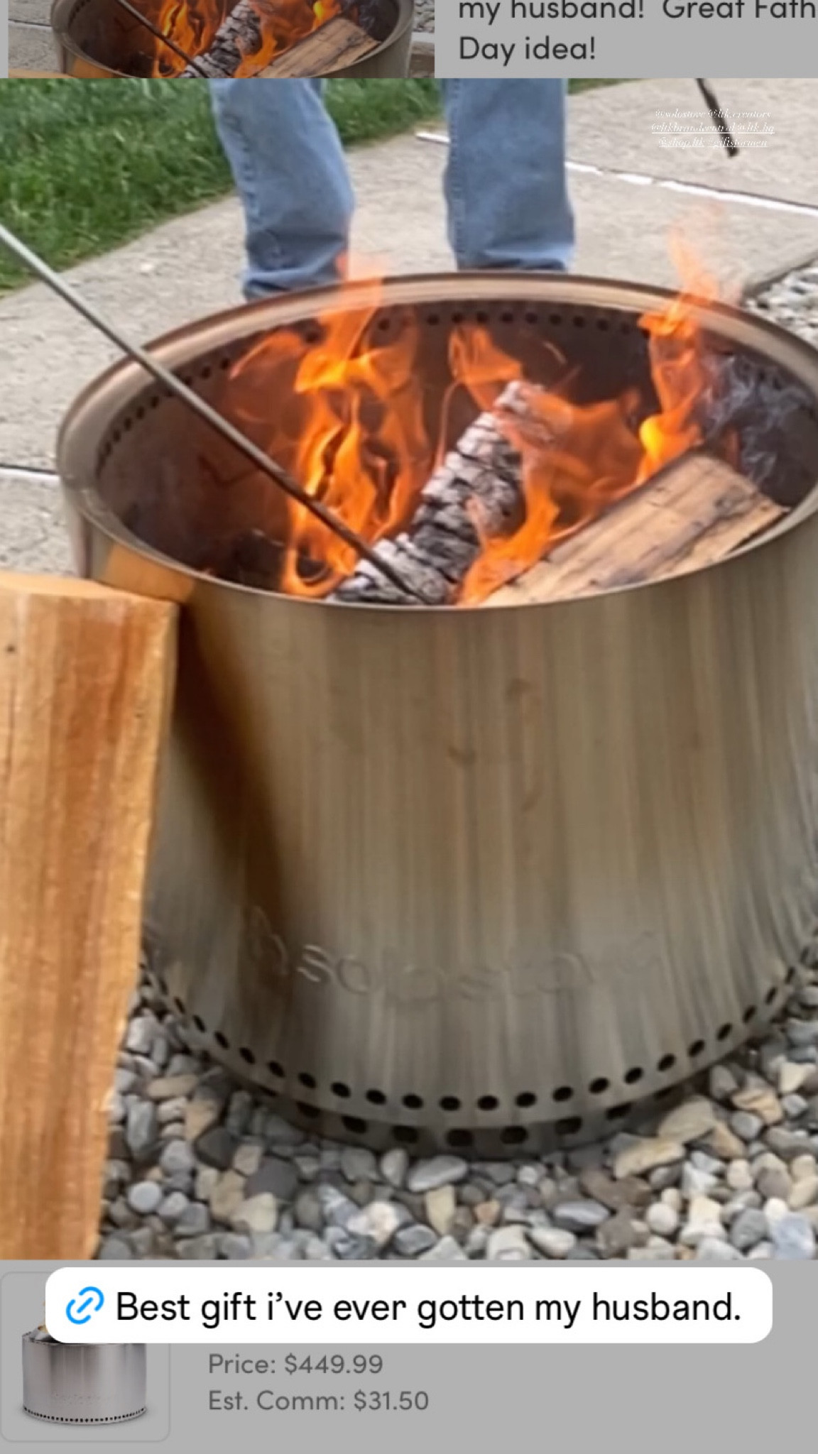 Gifts for him  mens gift guide  The best gift I’ve ever given my husband!  Solo stove smoke-free fire pit!!  Gifts for him. Gifts for husband. Fire pit  

This is now on sale and comes in several sizes!  The one I have is the Bonfire. It’s a great size to sit around in your yard. We love our solo stove!!  

Fathers Day, gift idea, dad, dads, men gift, summer, bbq

#LTKmens #LTKsalealert #LTKGiftGuide

#LTKHome #LTKGiftGuide #LTKCyberWeek

#LTKGiftGuide #LTKCyberWeek #LTKHoliday