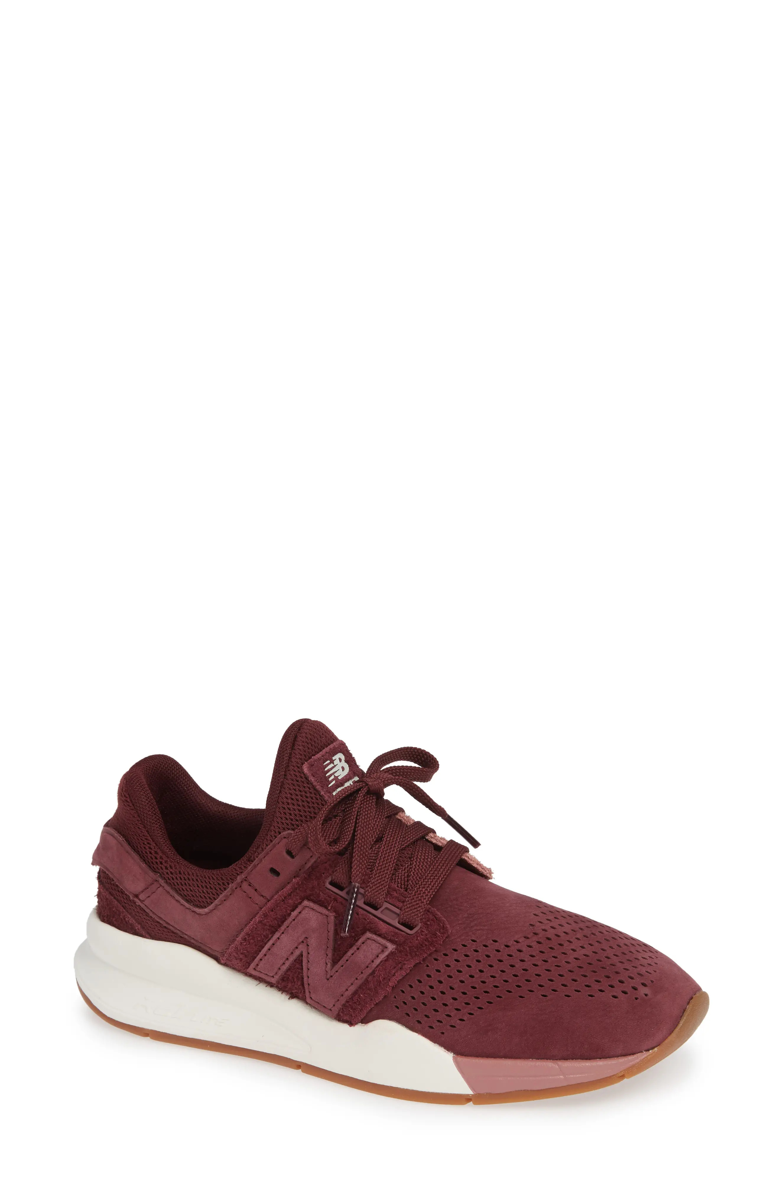Women's New Balance Sport Style 247 Sneaker, Size 5 B - Burgundy | Nordstrom