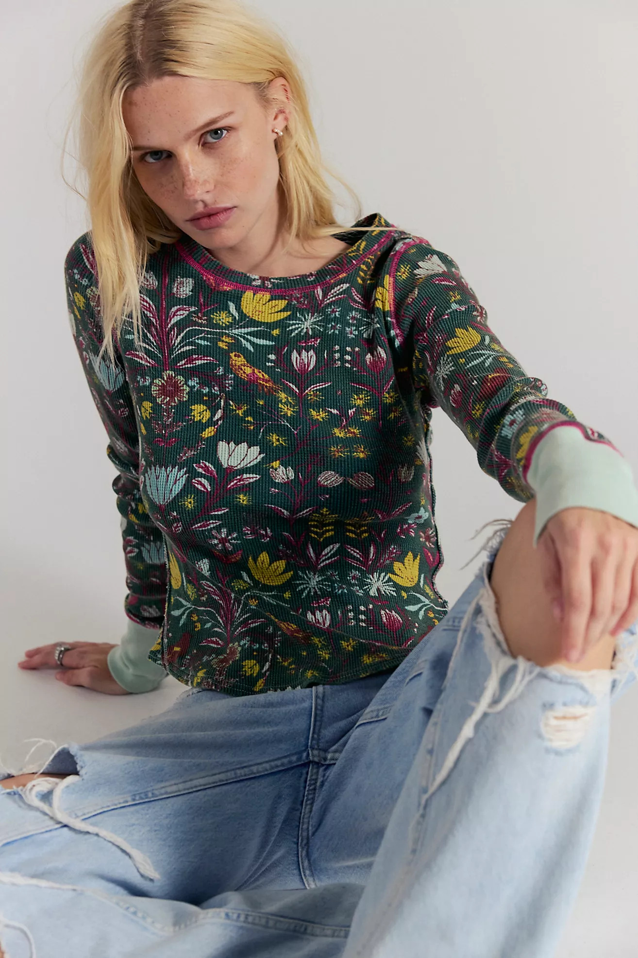 We The Free Toileidays Long Sleeve Thermal | Free People (Global - UK&FR Excluded)