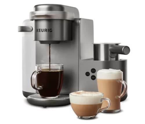 Keurig K-Cafe C Single Serve K-Cup Pod Coffee, Latte and Cappuccino Maker, Nickel | Amazon (US)