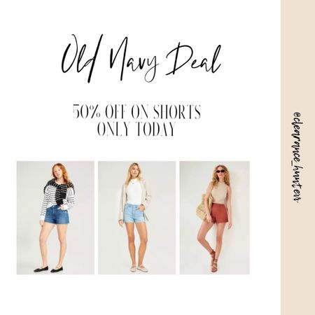 Old Navy Shorts are 50% OFF today! 

#LTKSeasonal #LTKstyletip #LTKsalealert