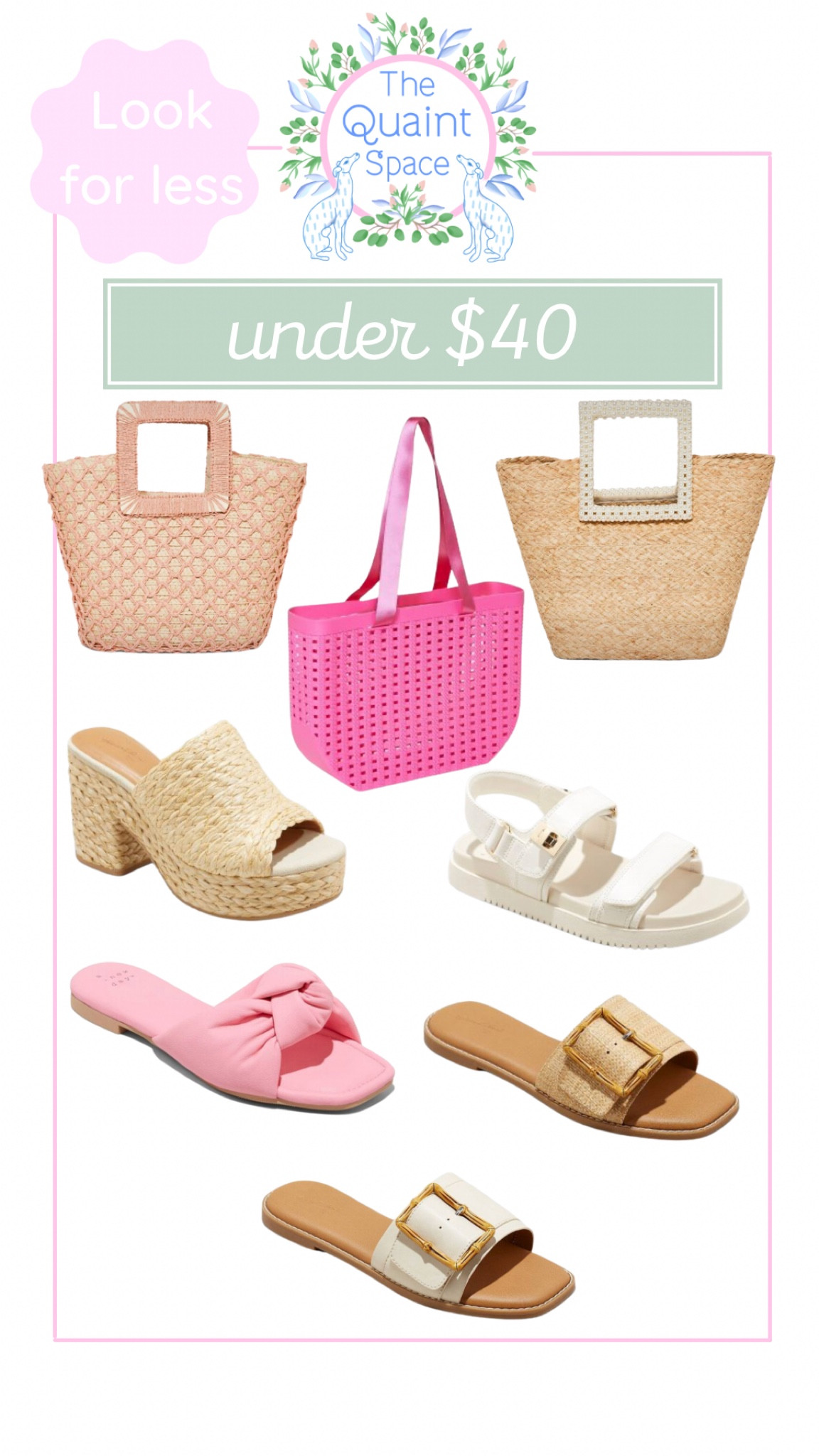 Look for less from target! All under $40

#LTKunder50 #LTKshoecrush #LTKitbag