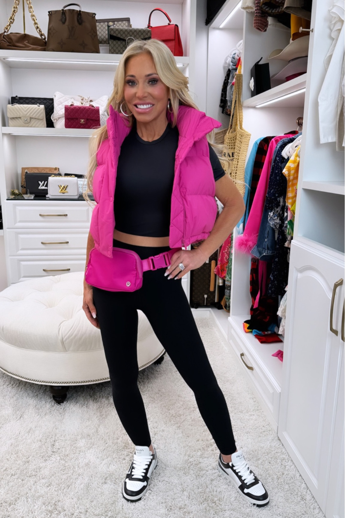 Lululemon from head to toe 💗 Love this hot pink vest & matching belt bag for California winters! 

#LTKMostLoved #LTKfitness #LTKSeasonal