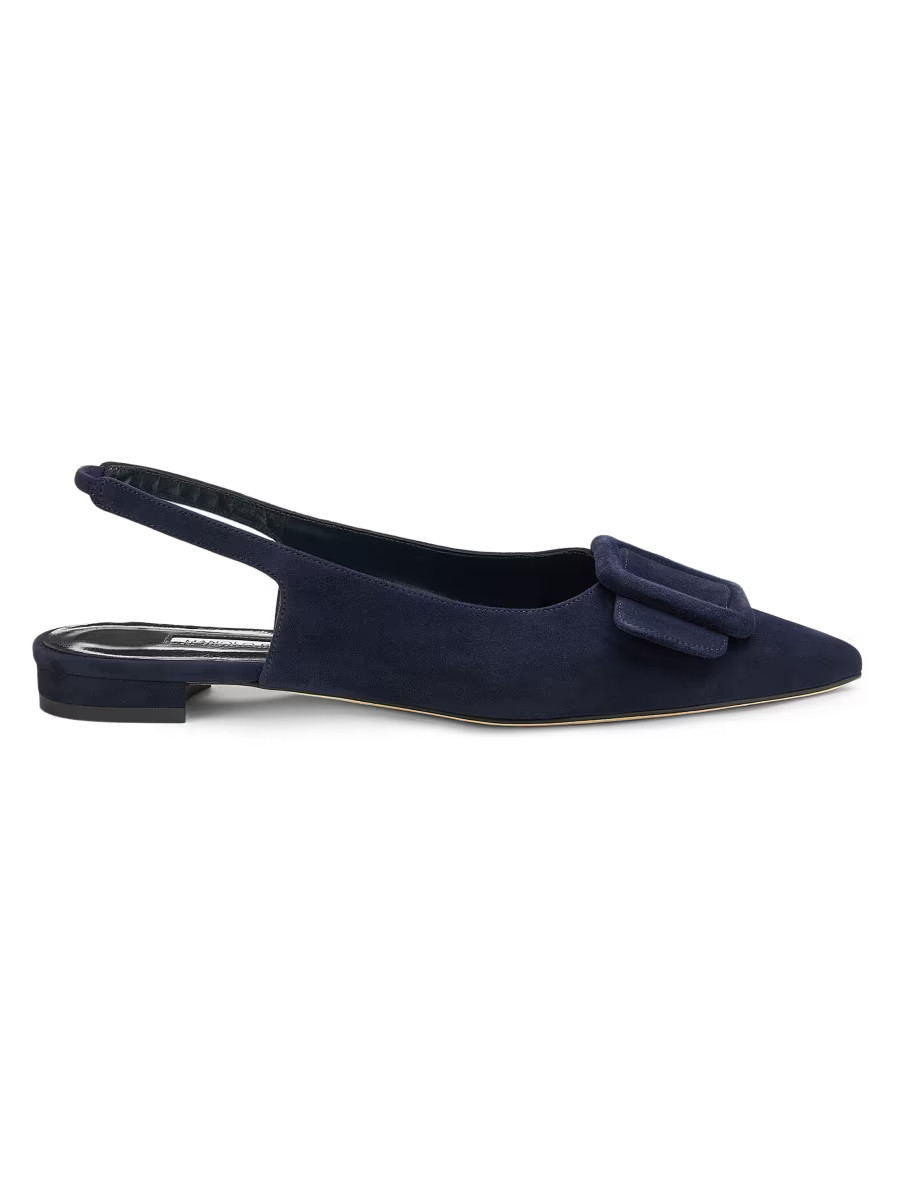 Maylura Suede Slingback Flats | Saks Fifth Avenue