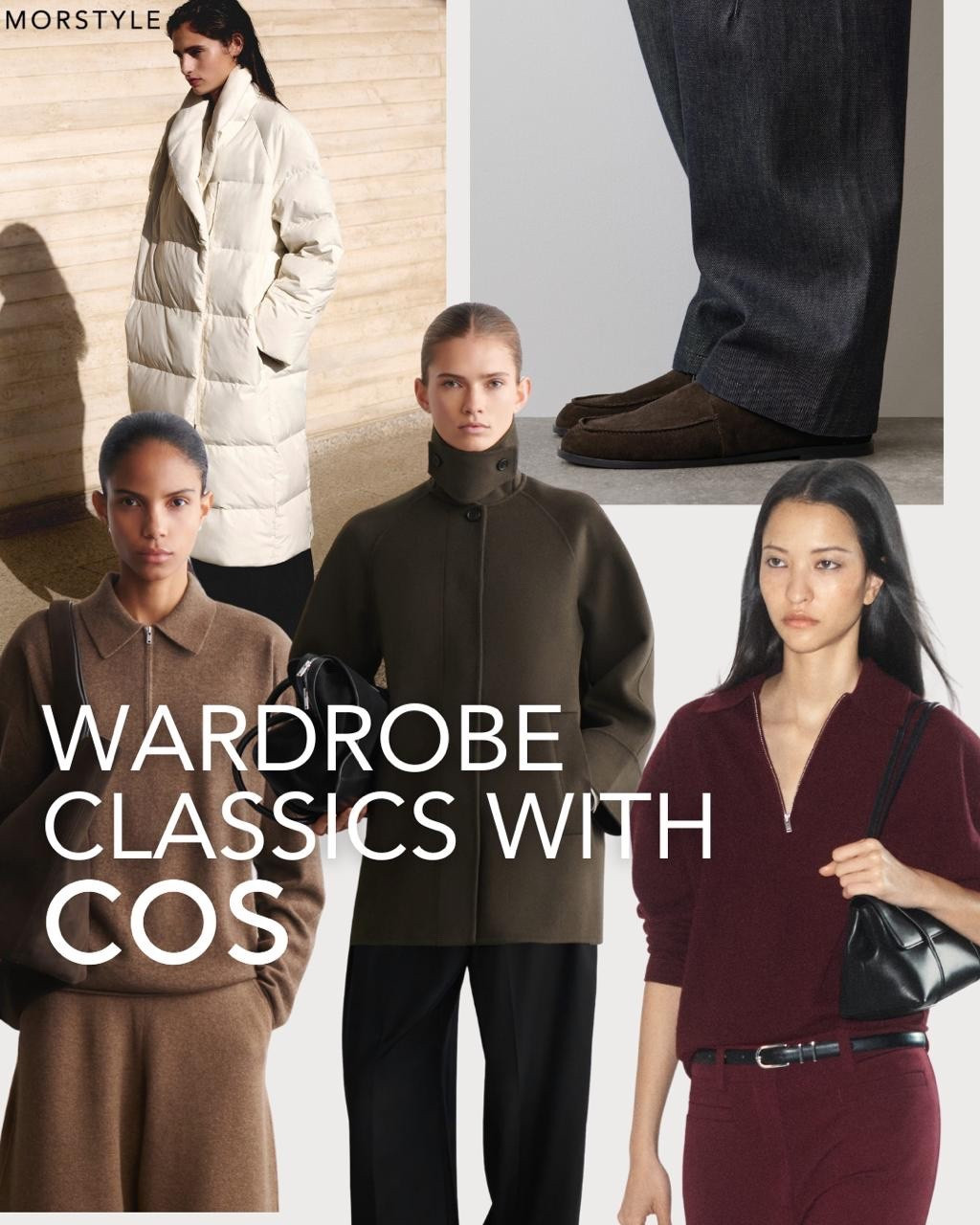 Wardrobe classics cos. 
Chic lounge wear, perfect puffer coat, cute knitwear. Brown loafers  

#LTKstyletip #LTKuk #LTKwinter