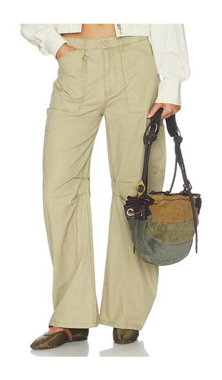 LIONESS Miami Vice Pant in Tan. - size L | Revolve Clothing (Global)