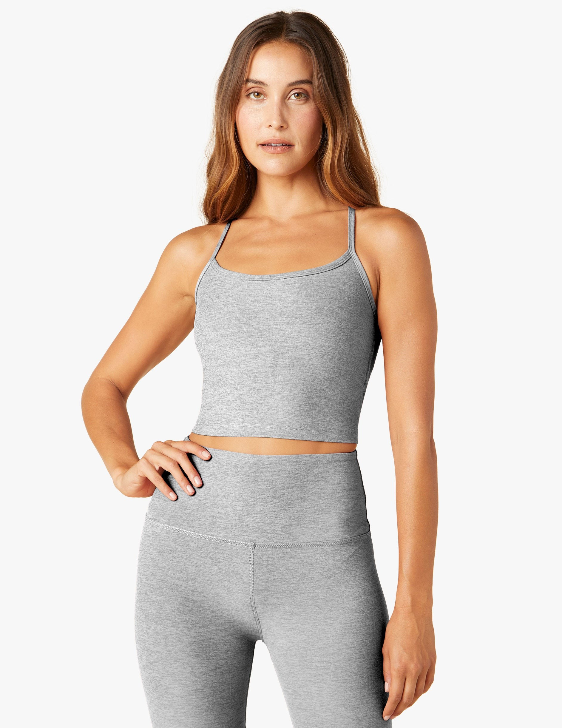 Spacedye Slim Racerback Cropped Tank | Beyond Yoga