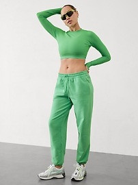 Easy Fleece Mid Rise Jogger | Athleta | Athleta