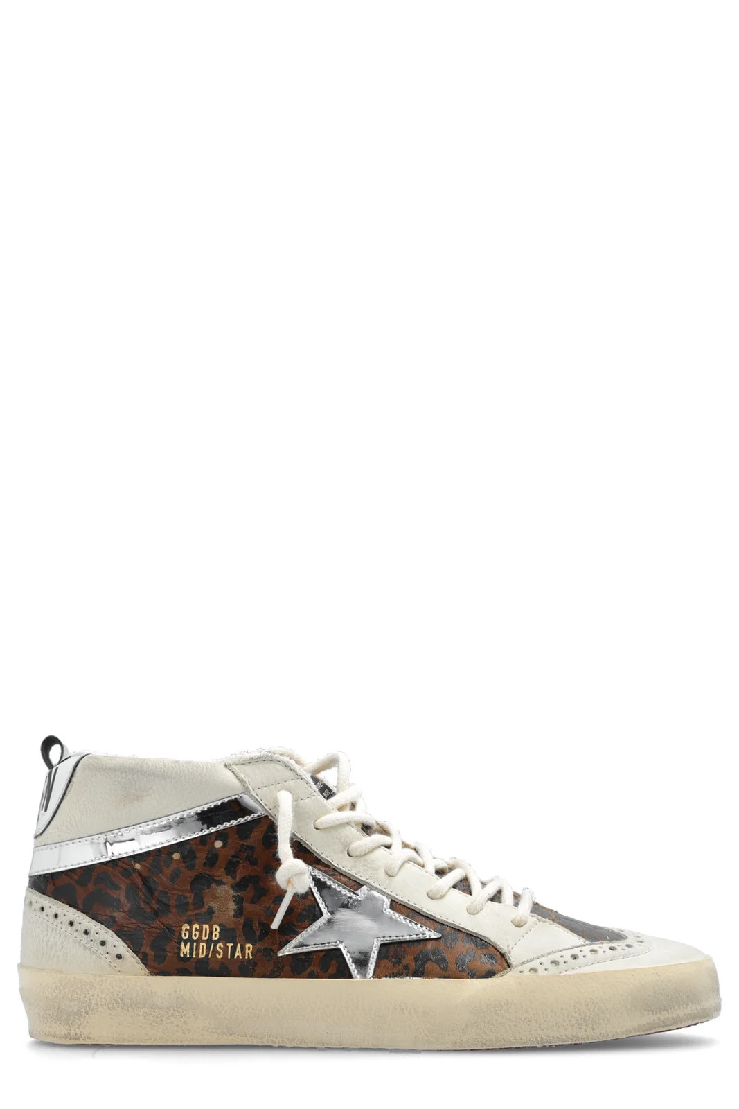 Golden Goose Deluxe Brand Mid-Star Double Quarter Sneakers | Cettire Global