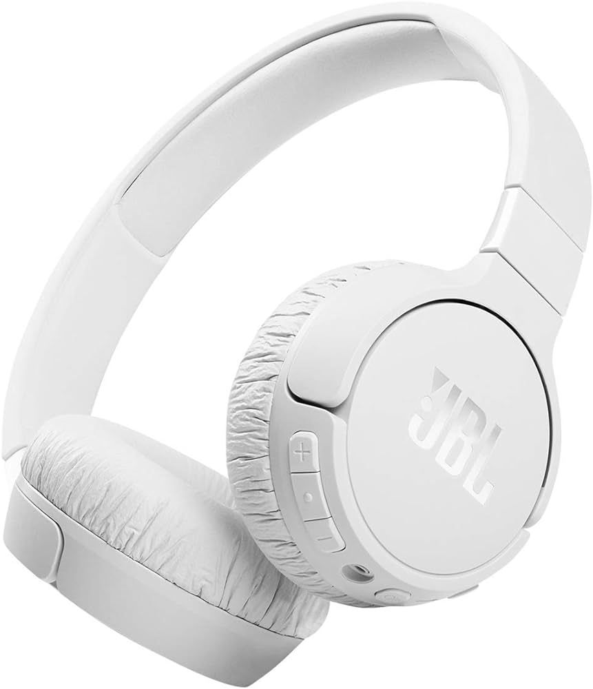 JBL Tune 660NC: Wireless On-Ear Headphones with Active Noise Cancellation - White, Medium | Amazon (US)