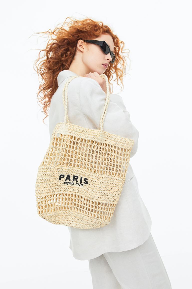Straw Tote Bag | H&M (US + CA)