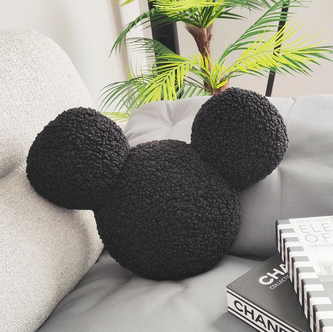 Mouse Fan Plush Pillow, Disney Gift, Cute Decorative Pillow, Home Decor, Magical Mouse, Disney De... | Etsy (US)