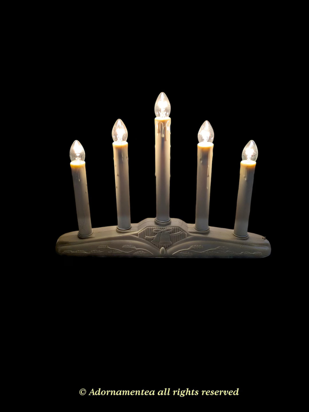 VINTAGE 5 Light Chandelier by Holiday Lite. Christmas Light. Christmas Window Light. Vintage Wind... | Etsy (US)