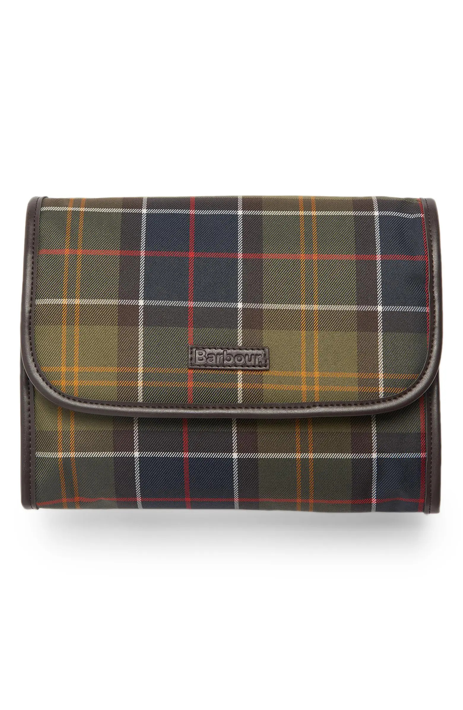 Barbour Tartan Hanging Washbag | Nordstrom | Nordstrom