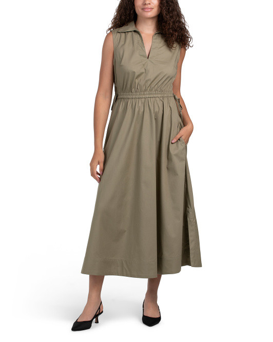 Drawstring Waist Maxi Dress | TJ Maxx