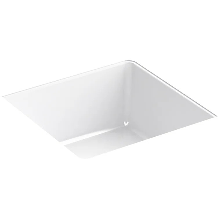 Verticyl Vitreous China Square Undermount Bathroom Sink with Overflow | Wayfair North America