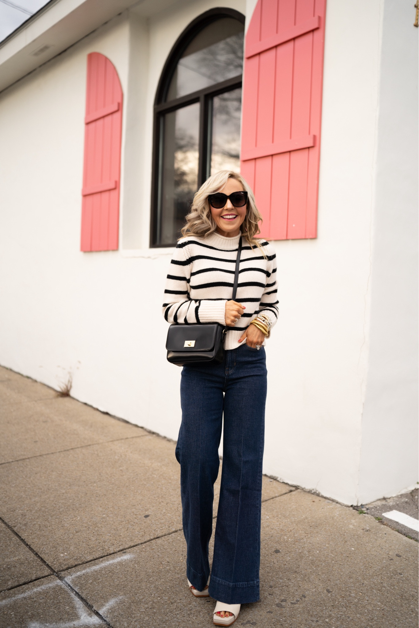say it with stripes or don’t say it at all!! my classic @jcrew style — now 25% off, wearing size XS in sweater and 24 in denim! use code SHOPNOW | 

#LTKfindsunder100 #LTKSeasonal #LTKstyletip