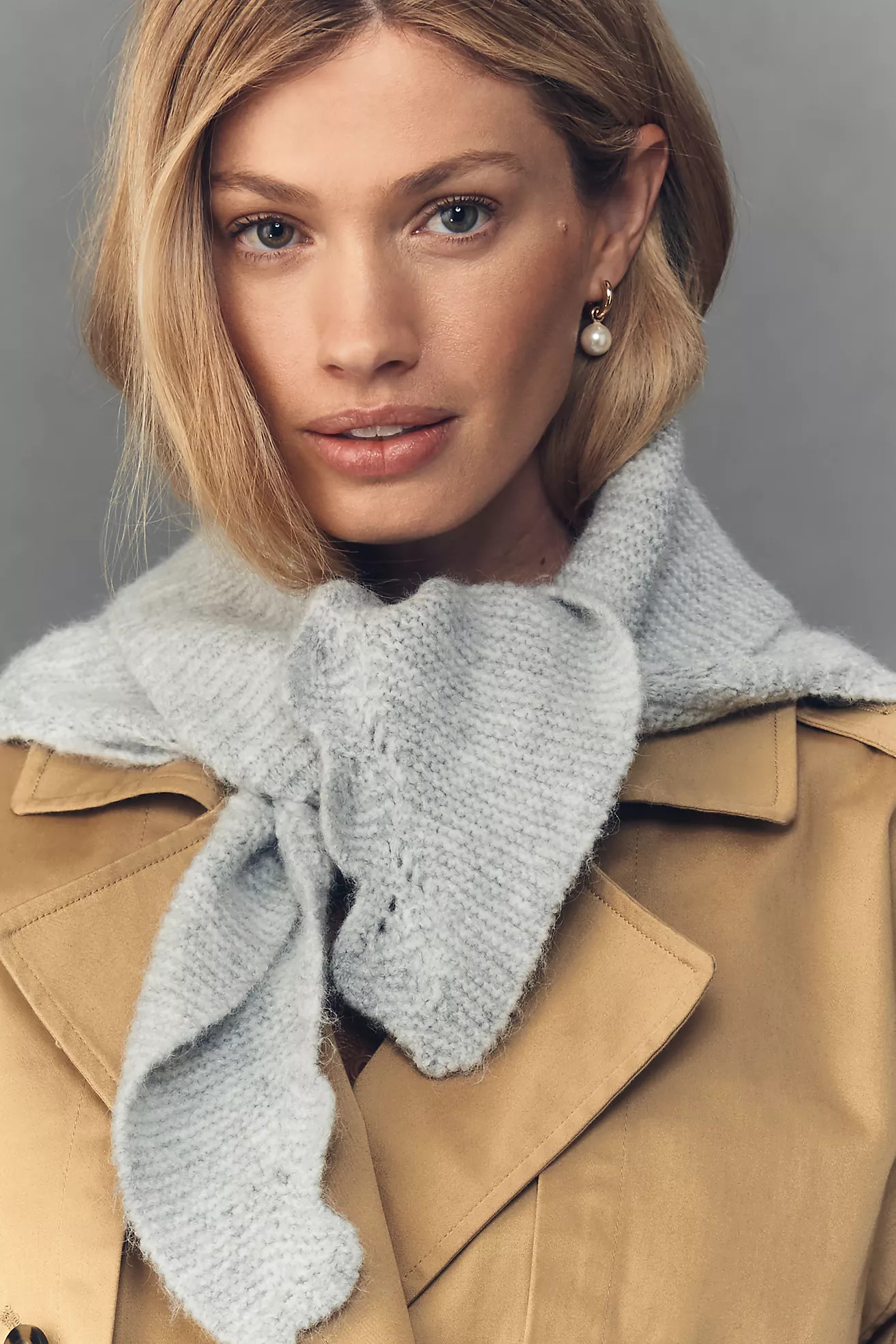 Scalloped Triangle Scarf | Anthropologie (US)