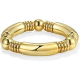 14K Gold Plated Bangles Bracelet for Women Chunky Curved Stacking Plated Bead Ball Stretchable Br... | Walmart (US)