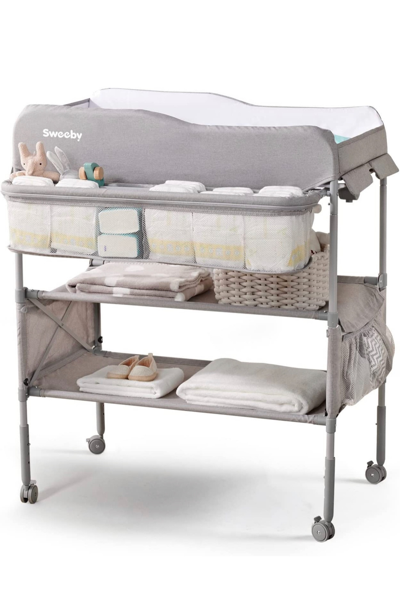 Diaper Caddy 
Color : Light Grey 

#LTKGiftGuide #LTKbaby #LTKfamily