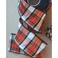 Tartan Plaid Wired Ribbon | Etsy (US)