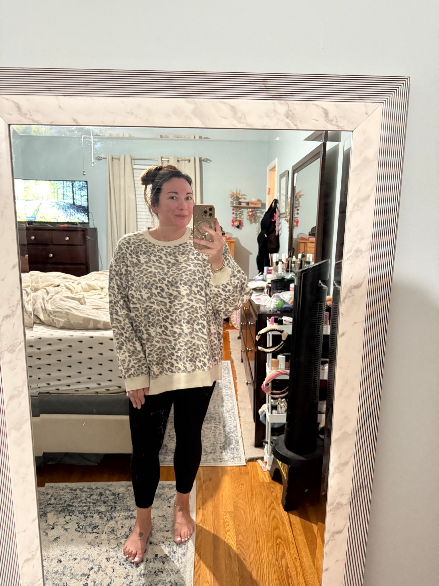 My love for leopard runs deep 🐆 On sale for $29! I size down to medium. Another great gift idea! 

Aerie | Loungewear | Cozy

#LTKMidsize #LTKSaleAlert #LTKHoliday