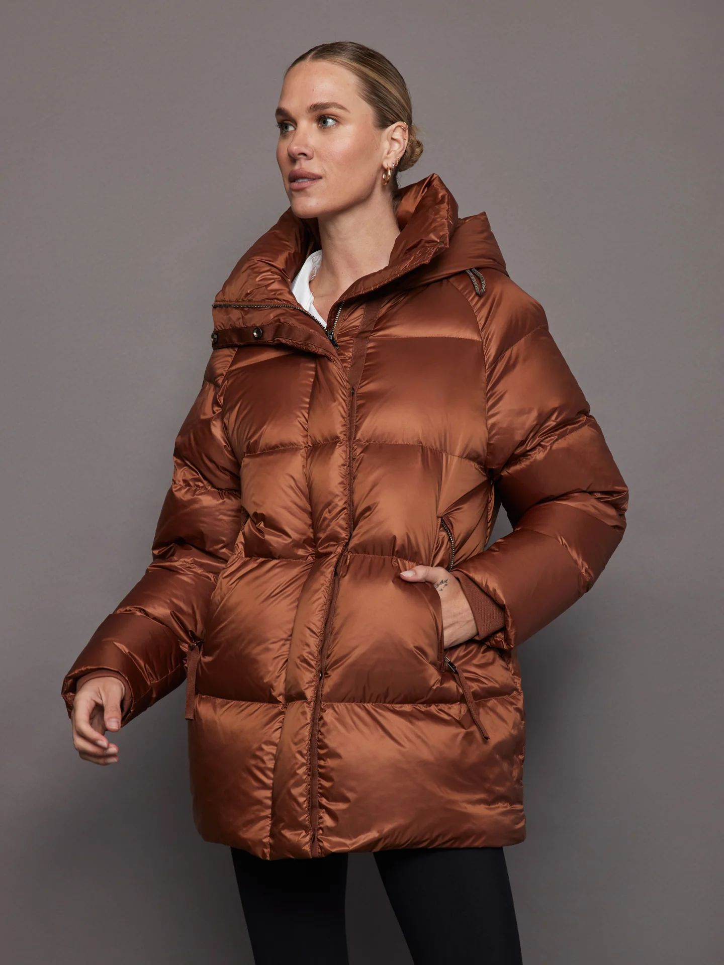 Canton Down Jacket - Tortoise Shell | Carbon38