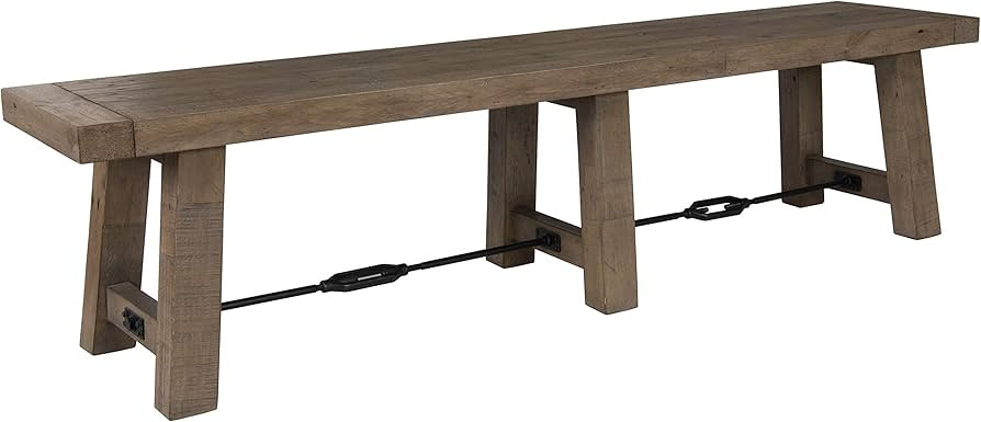 Kosas Home Dining Bench, Desert Gray | Amazon (US)