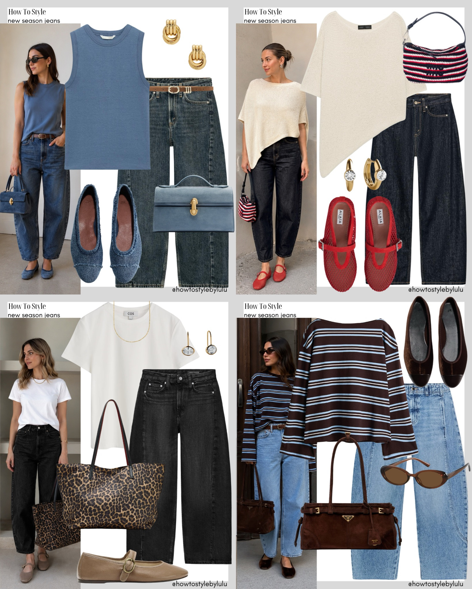 NEW SEASON JEANS🩵 zara barrel leg jeans styled in 4 ways

#LTKstyletip #LTKeurope