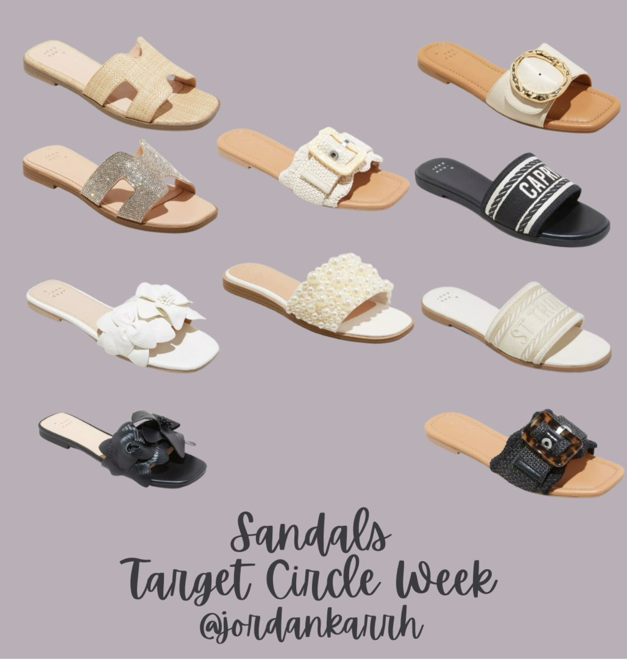 Sandals - perfect for summer!!!! 

#LTKsalealert #LTKshoecrush #LTKxTarget