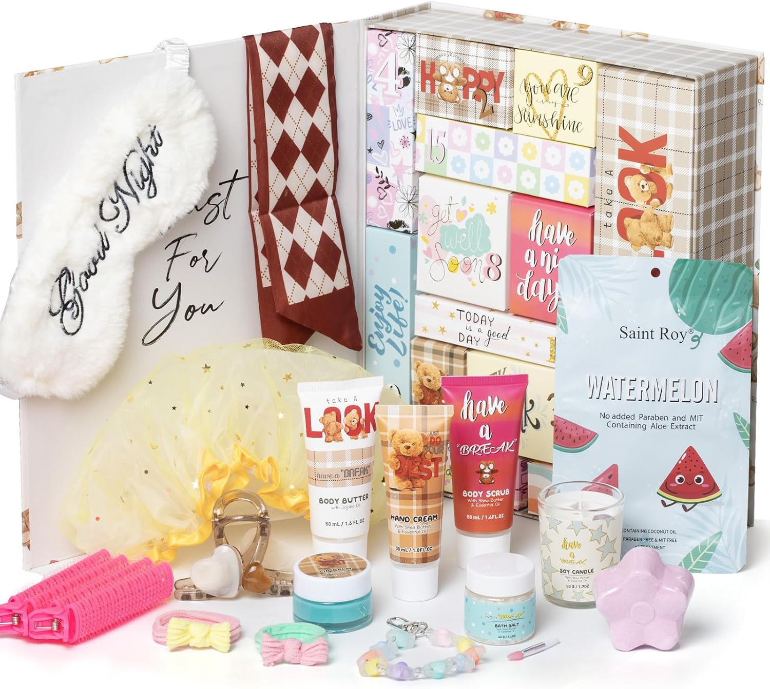 Christmas Day Gifts Beauty advent calendar 2025 for teens girls, 15 Days advent calendar for women countdwon Gift, Spa Gift Baskets Adult Gifts, Women Skincare spa set for Her teen girl | Amazon (US)