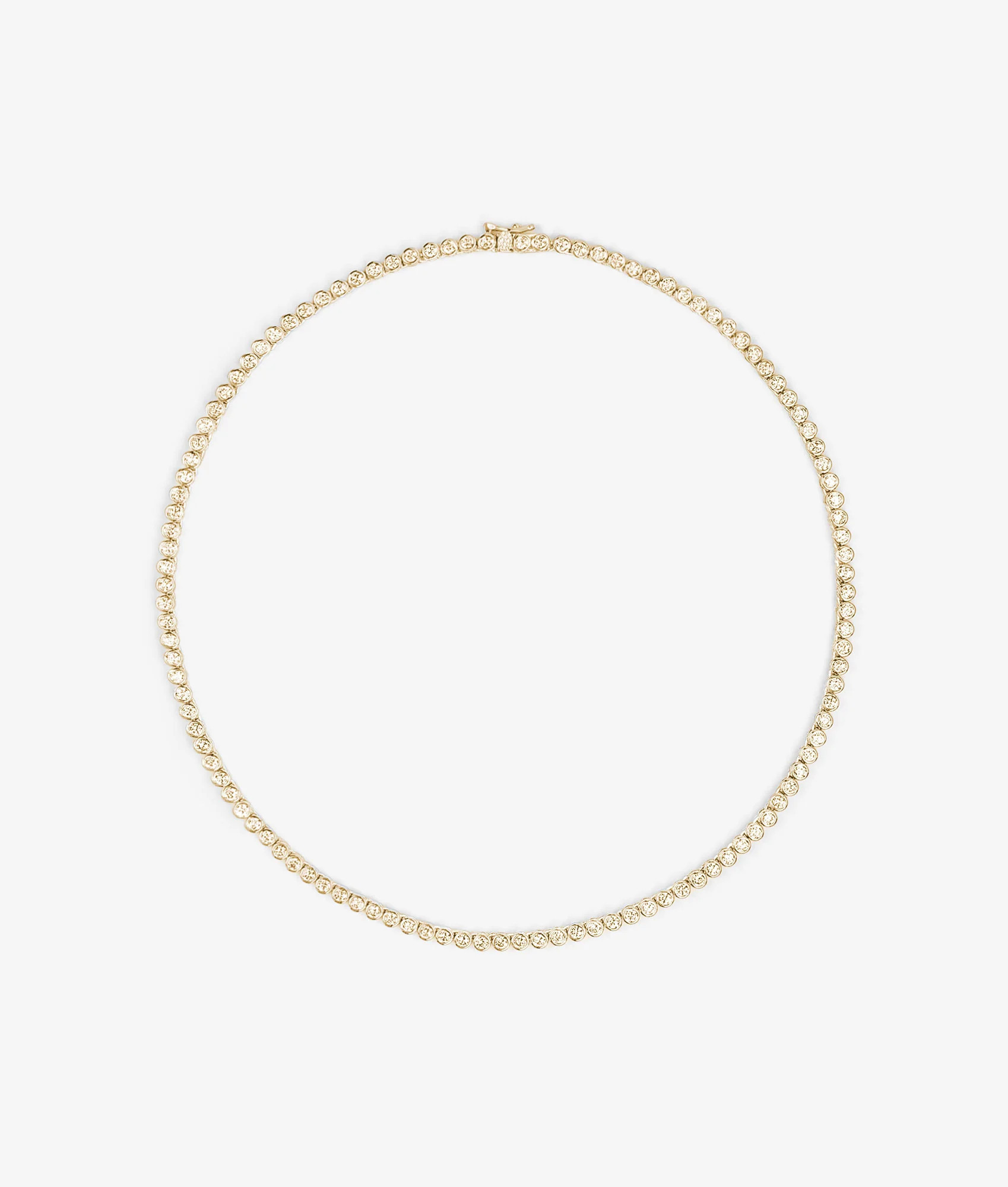Splendid - SHASHI Bezel Tennis Necklace - Gold | Splendid